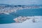 Tromso town in winter