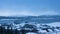 Tromso winter skyline