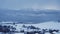 Tromso winter skyline