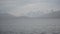 Tromsoe fjord sound panoramic panning left