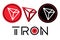 Tron vector logo text icon author\'s development