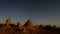 Trona Pinnacles Starry Night Sky to Day North Star and Moonlight Shadows Time Lapse