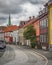 Trondheim Bakklandet Cobbled Street