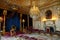 Trone room of Palace of Fontainebleau in France