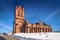 Trono - April 01, 2018: The new church of the town of Trono in Dalarna, Sweden