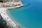 Tropea - Spiaggia dell`Isola Bella dal Belvedere del Corso