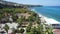 Tropea village in Calabria, Italy. Aerial panoramic view.