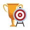 Trophy award target point