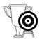 Trophy award target point