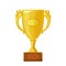 Trophy cup icon vector illustration