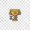 trophy icon sign and symbol. trophy color icon for website design and mobile app development. Simple Element from rewards