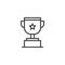 Trophy outline icon