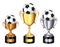 Trophy with soccer ball