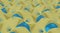 Tropic background with gyroid graphical texture pattern.