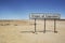 Tropic of Capricorn sign in Namibia