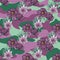 Tropic flowers on the camouflage background. Vector seamless pattern. Camo flower tropical illustration. For your web