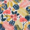 Tropic seamless pattern