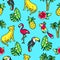 Tropic seamless pattern.