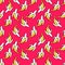 Tropic seamless pattern in cartoon trendy style.