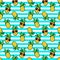 Tropic seamless pattern in cartoon trendy style.