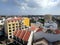 Tropical Asia Há»™i An Central Vietnam Hoi An City Ancient Old Town Vietnamese Village Landscape Aerial View Blue Sky Green Nature