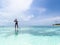 Tropical beach at archipelago Los Roques, Venezuela