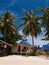 Tropical beach bungalows