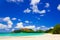 Tropical beach Cote d\'Or at Seychelles