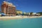 Tropical beach in St Maarten, Caribbean