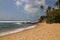 Tropical beach translucent sea , Sri Lanka