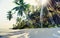 Tropical Beach Travel Holiday Vacation Leisure Nature Concept