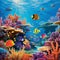 Tropical Bliss: Colorful Coral Reefs teeming with Life