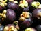 Tropical Borneo Malaysia Sabah KK kota kinabalu filipino market Mangosteen Organic Fruits Health Nutrients Vitamins Diet Calory