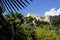 tropical botanical gardens surrounding mediterranean Trauttmansdorff Castle, Merano, Italy (June 11, 2016)