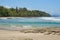 Tropical coastline Caribbean shore of Costa Rica