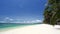 Tropical coastline with white sand, Philippines, Boracay