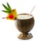 Tropical coconut drink