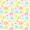 Tropical colorful pattern