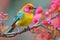 tropical colourful bird ai generated made by computer