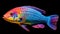 tropical coral parrotfish