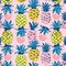 Tropical Delight Pineapple Background