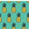 Tropical Delight Pineapple Background