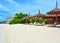 Tropical exotic white sand beach on Union island in Saint Vincent and the Grenadines.