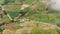 Tropical farmland and paddy fields in the Philippines. Mindanao.