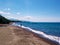 Tropical Fishing Beach Horizon View On A Clear Sky At The Village