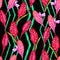 Tropical floral seamless pattern.