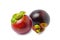 Tropical fruits. Mangosteens Queen of fruits