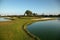 Tropical golf course at sunset, Dominican Republic, Punta Cana