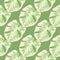 Tropical hawaii monstera leaves print seamless pattern. Light pastel foliage ornament on green background