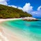 Tropical Island Beach and turquoise Water